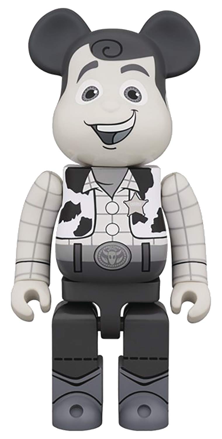 Toy Story: Woody Black & White 400% Bearbrick Figure : Amazon.sg: Toys